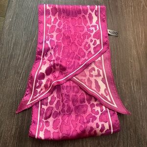 Hot Pink Leopard Scarf
